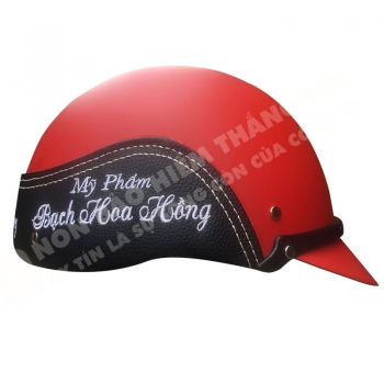 Nón Bảo Hiểm Nửa Đầu Mỹ phẩm Bạch Hoa Hồng