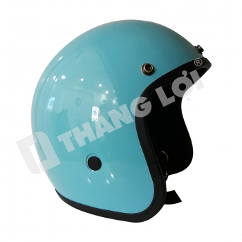 Nón Bảo Hiểm 3/4 Đầu Xanh