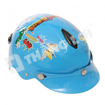 Nón bảo hiểm trẻ em xanh