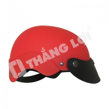 Nón Bảo Hiểm Nửa Đầu Thắng Lợi Màu Đỏ