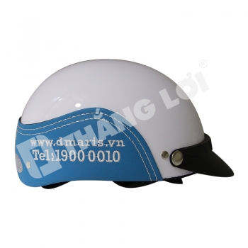 Nón Bảo Hiểm Nửa Đầu Ốp Da Dmaris