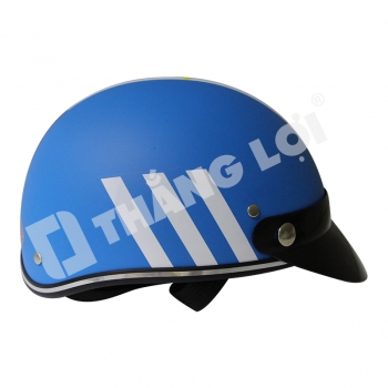 Nón Bảo Hiểm Nửa Đầu Xanh Dương