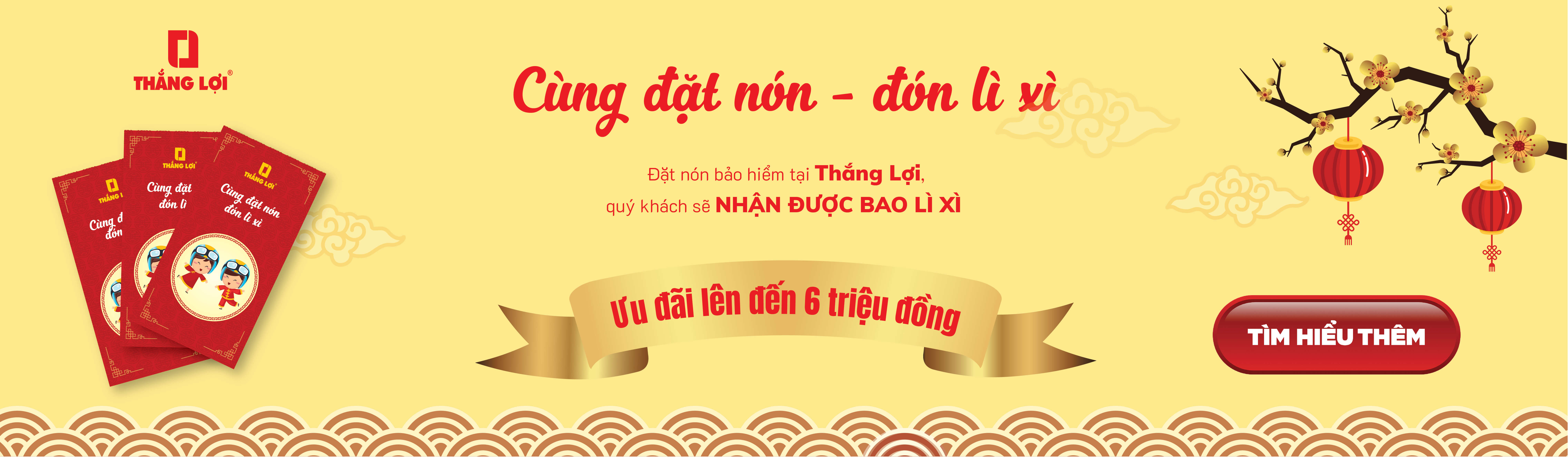 ƯU ĐÃI lớn nhất năm - Thắng Lợi tặng bạn phong bao LÌ XÌ giá trị CỰC KHỦNG