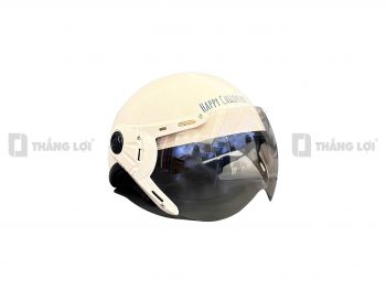 Nón bảo hiểm nửa đầu có kính in logo Mainetti