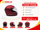 Nón bảo hiểm Fullface Phụng iPhone