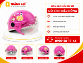 Nón bảo hiểm trẻ em hồng