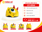 Nón bảo hiểm trẻ em có sừng