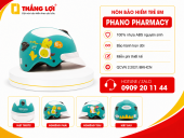 Nón bảo hiểm trẻ em Phano Phamarcy