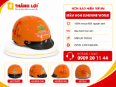 Nón bảo hiểm Trường mầm non SUNSHINE WORLD