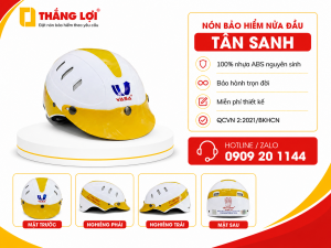 Nón bảo hiểm nửa đầu Tân Sanh