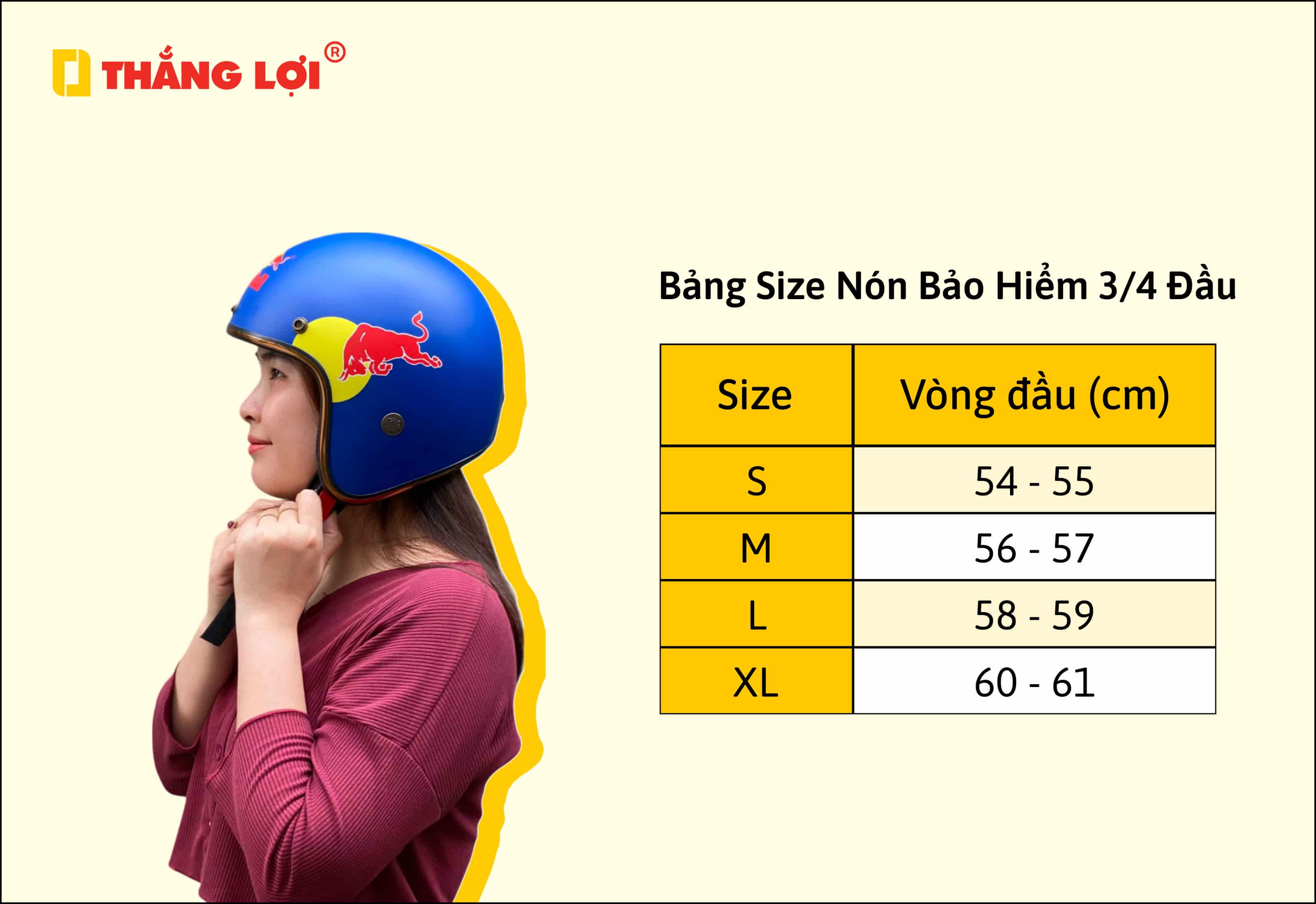 nón bảo hiểm 3/4 đầu
