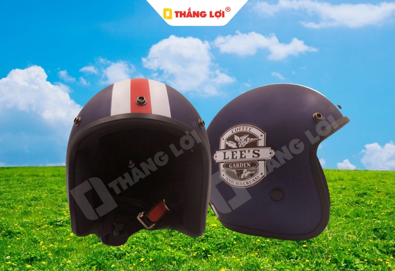 Nón bảo hiểm 3 phần 4 cho Coffee Lee's Garden