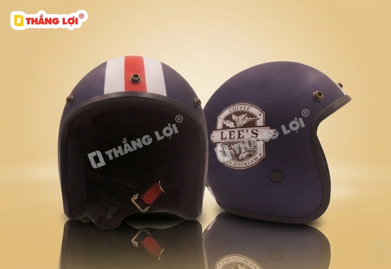 Nón bảo hiểm 3 phần 4 cho Coffee Lee's Garden