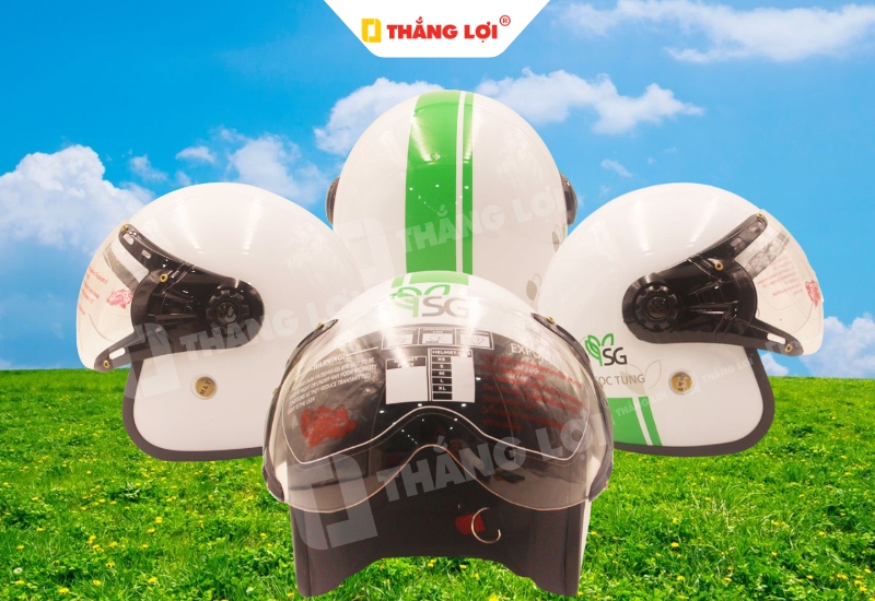 Nón bảo hiểm 3 phần 4 cho đơn vị sản xuất phân bón SG Ngọc Tùng