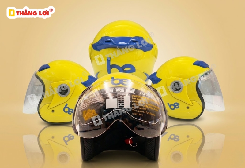 Nón bảo hiểm 3 phần 4 cho đơn vị vận chuyển Be