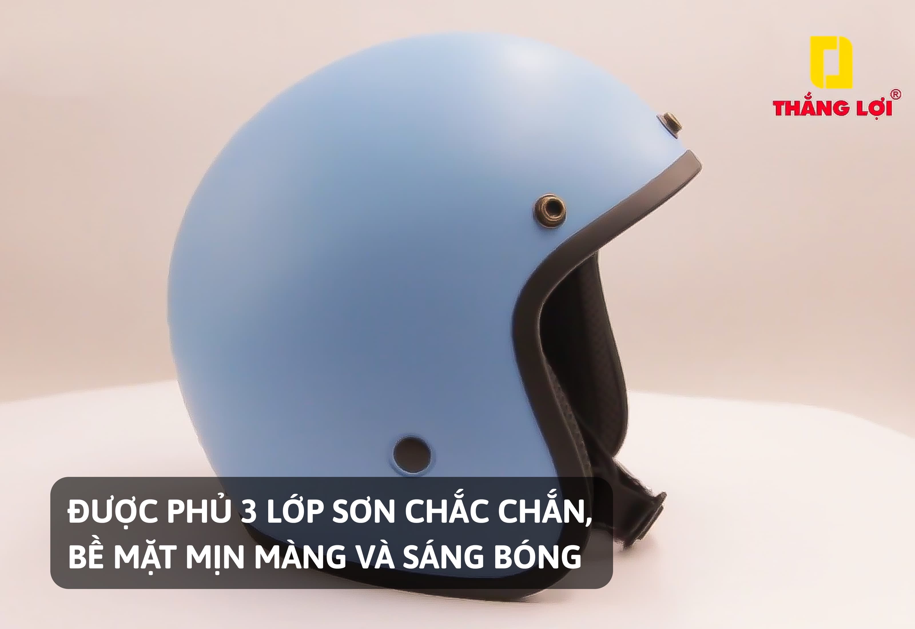 nón bảo hiểm 3/4 đầu