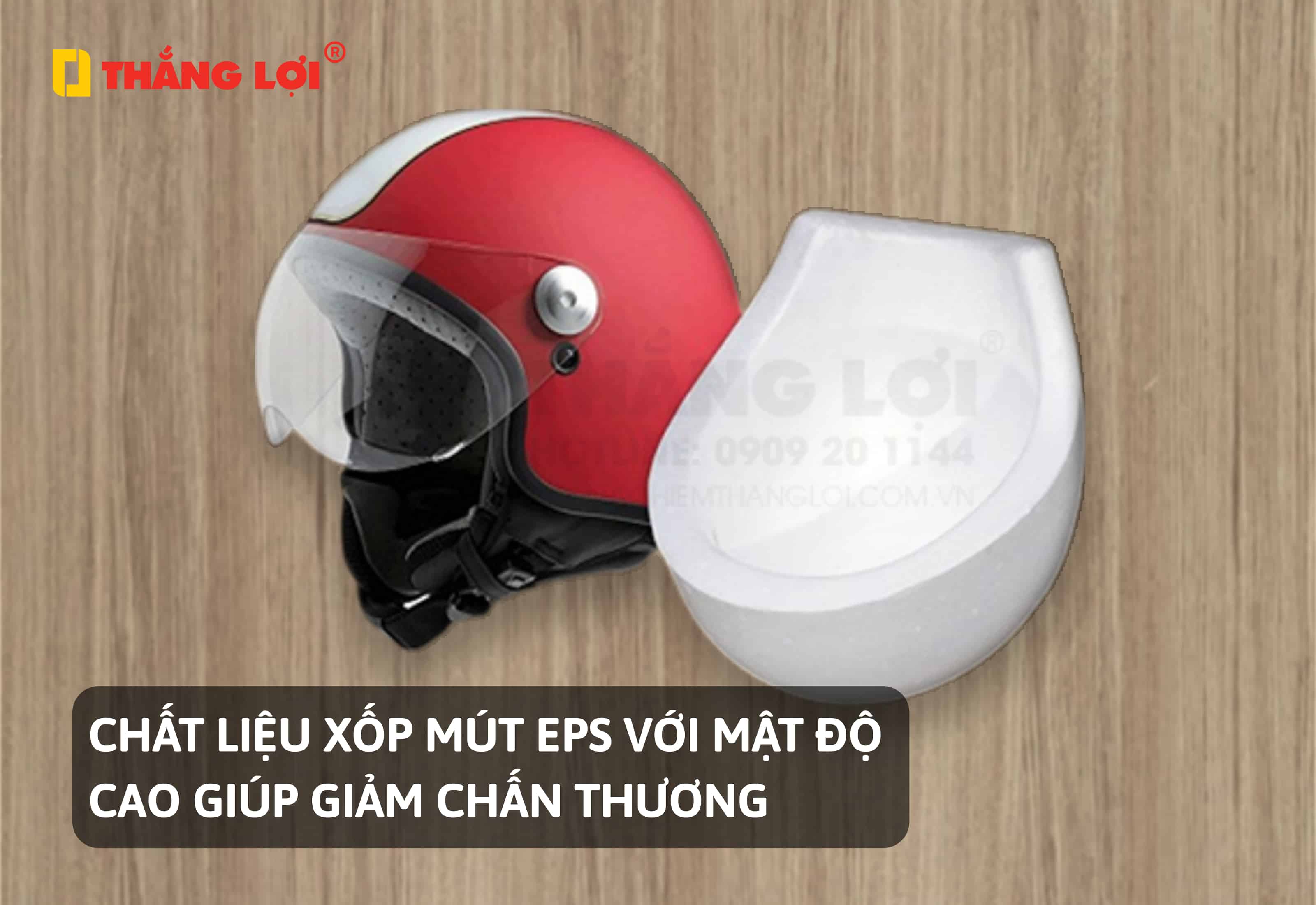 nón bảo hiểm 3/4 đầu