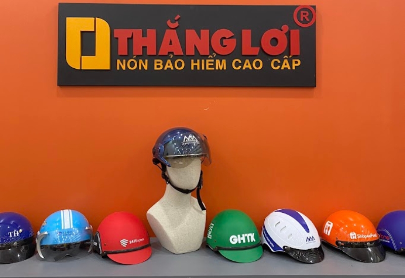 Hướng dẫn đặt hàng và xem mẫu trực tiếp tại Nón Bảo Hiểm Thắng Lợi