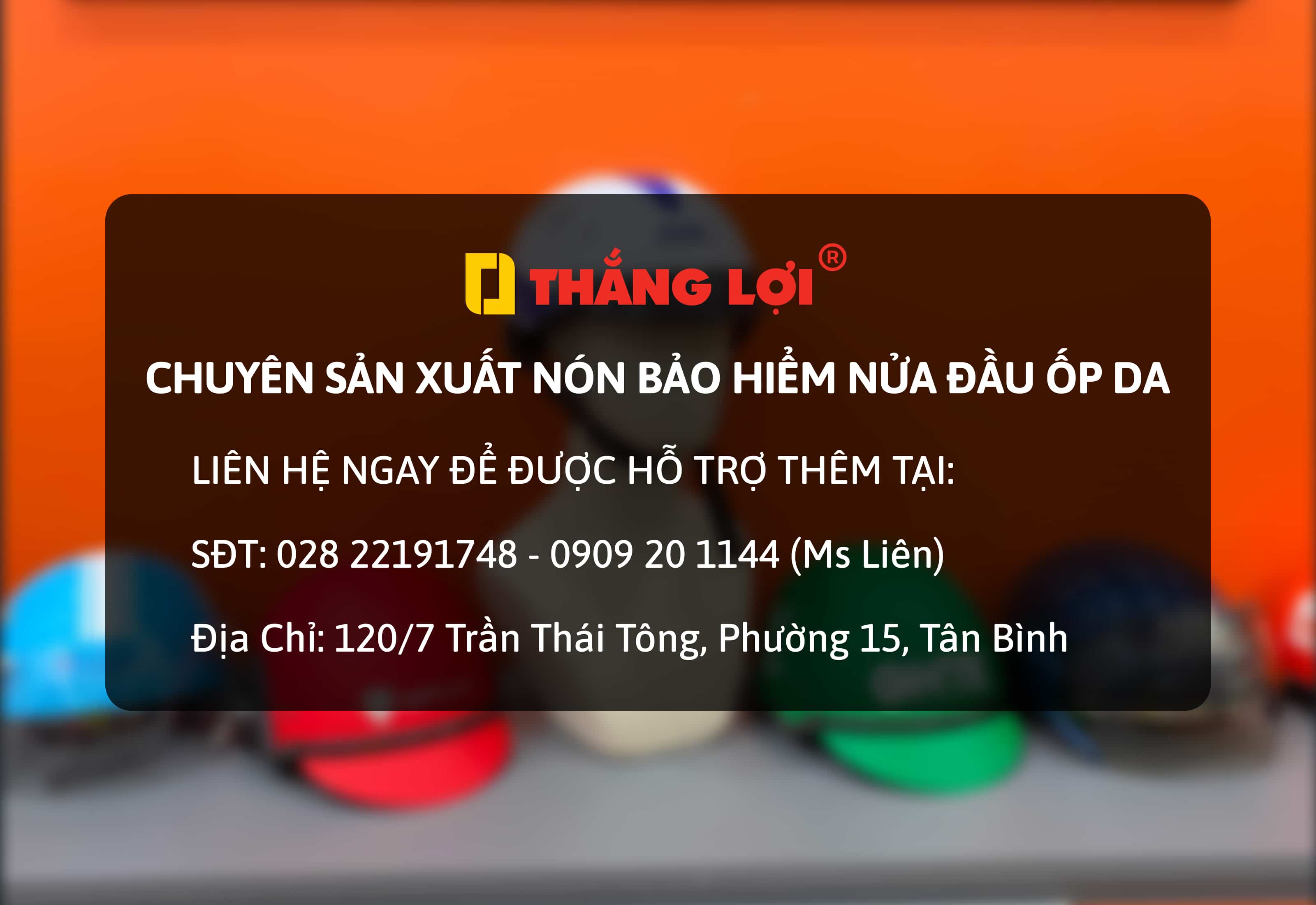 nón bảo hiểm nửa đầu ốp da