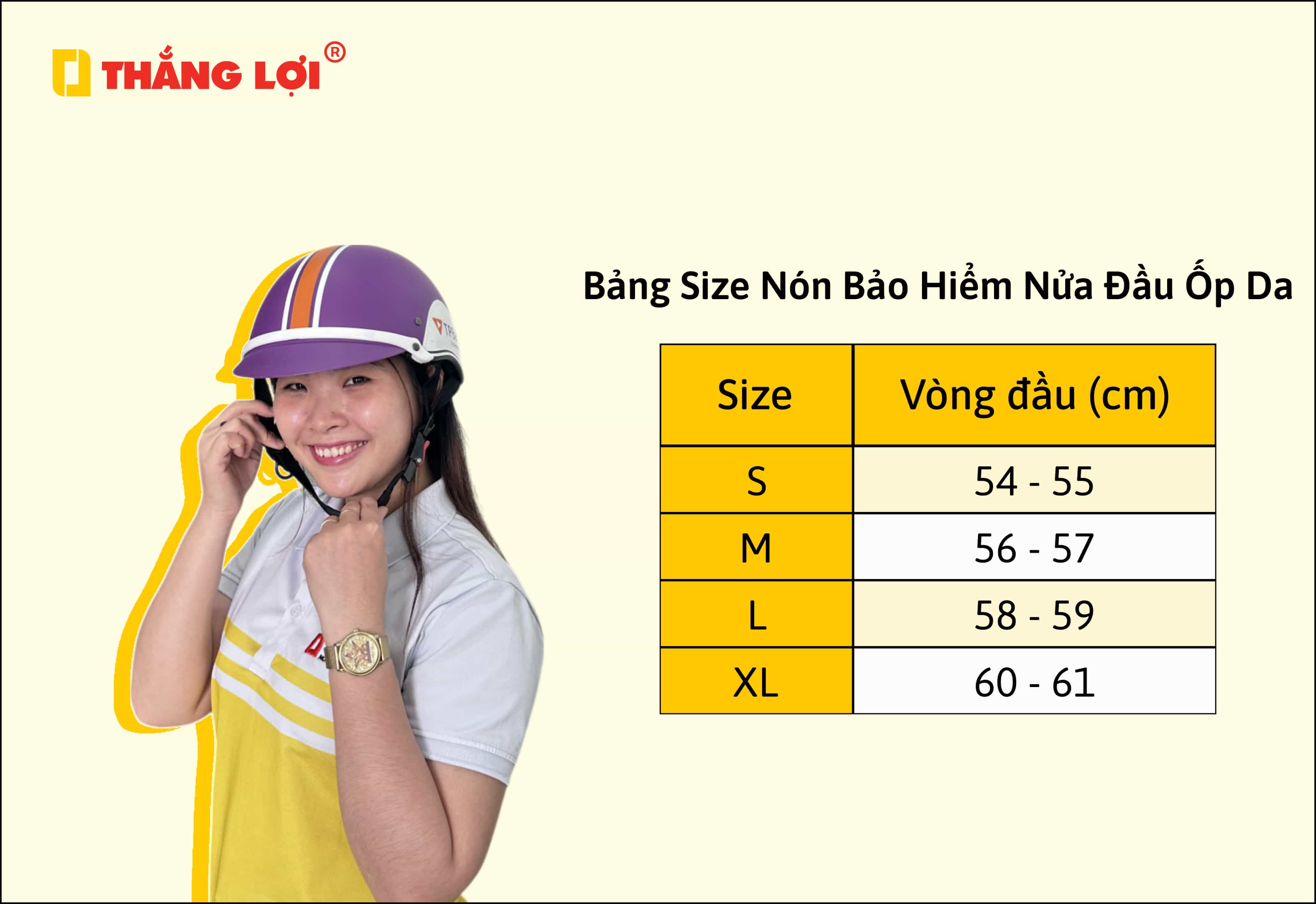 nón bảo hiểm nửa đầu ốp da