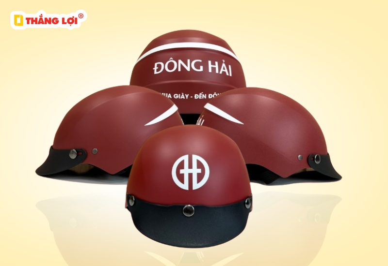 Nón bảo hiểm nửa đầu Giày dép Đông Hải