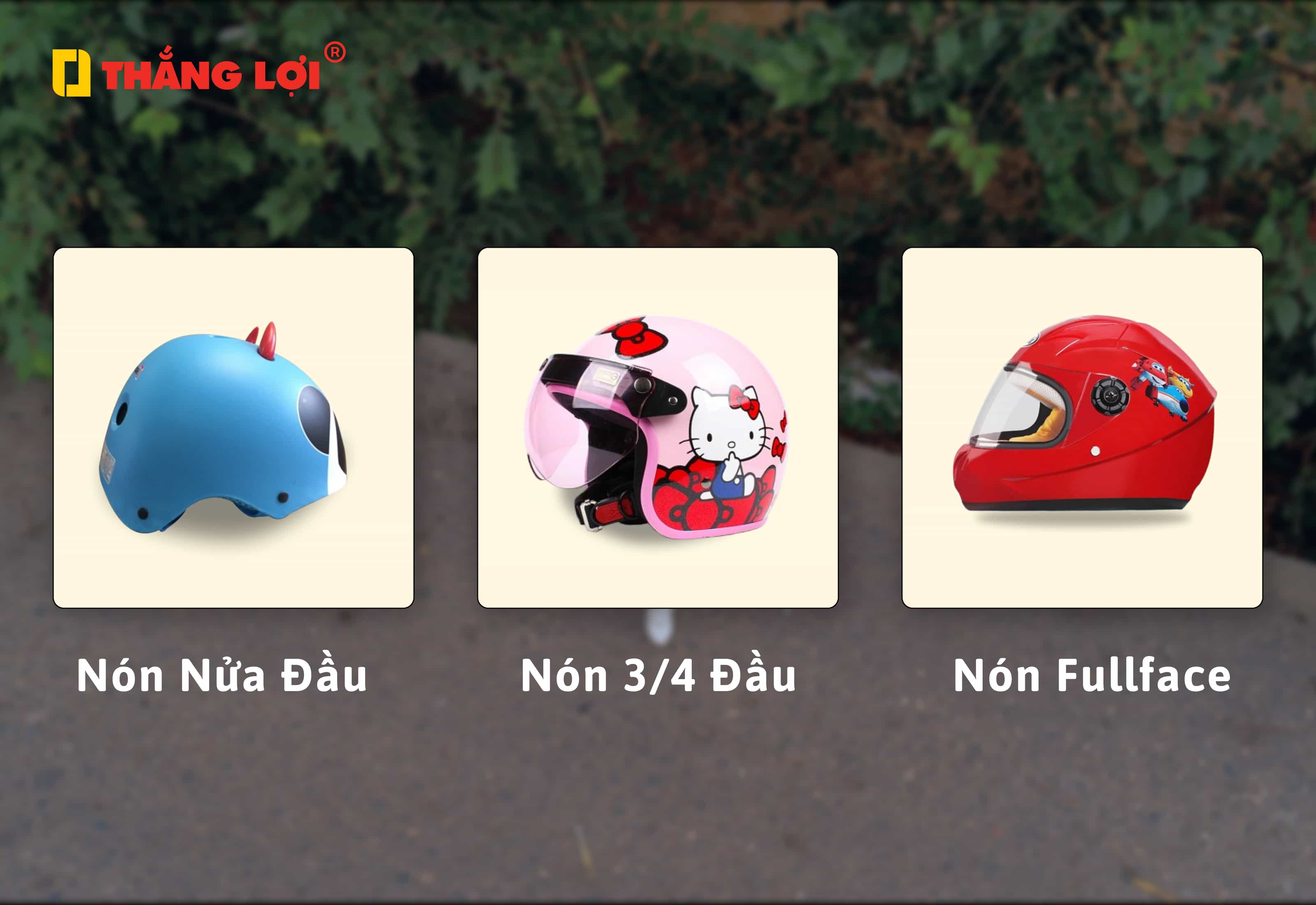 nón bảo hiểm trẻ em