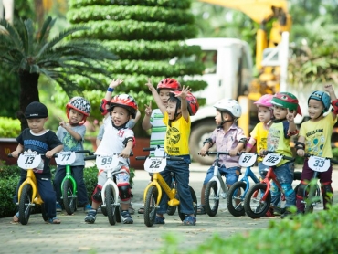 Mũ bảo hiểm xe đạp: Bảo vệ bé trong từng phút giây