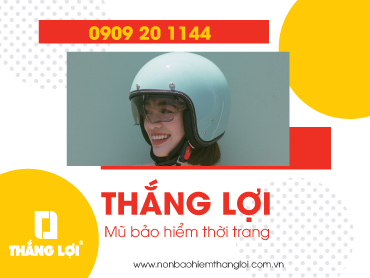 Sở hữu mũ bảo hiểm thời trang, chất lượng, giá tốt tại Nón Bảo Hiểm Thắng Lợi