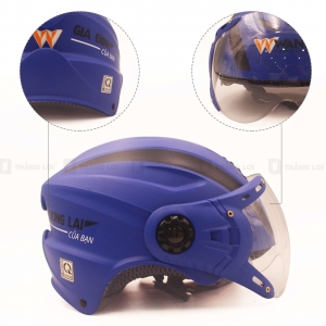 Nón bảo hiểm nửa đầu kính WANEK