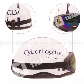 Nón Bảo Hiểm Nửa Đầu Có Kính CYBER LOGITEC