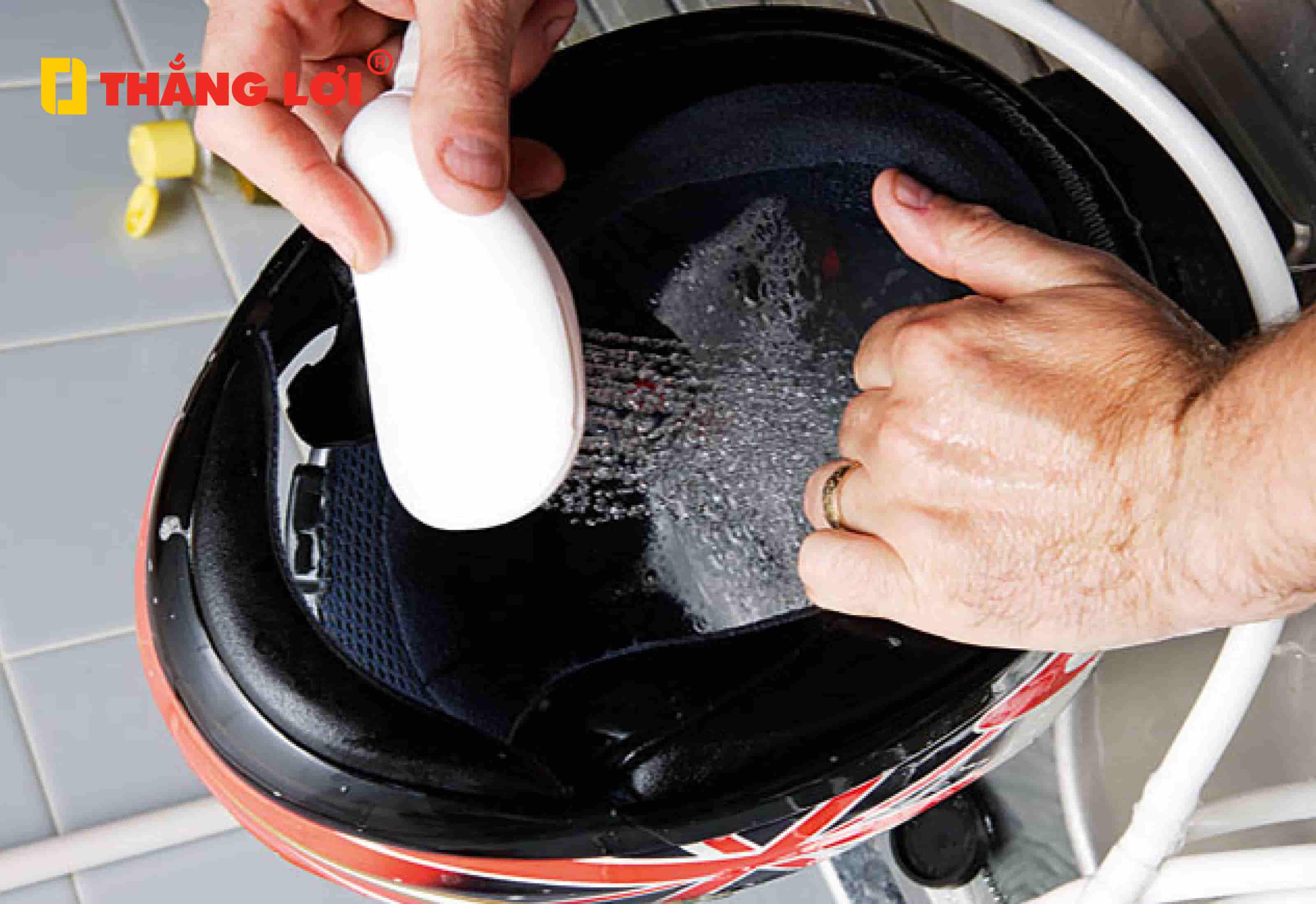 nón bảo hiểm nửa đầu có kính 3 sọc