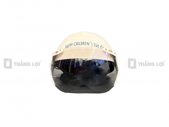 Nón bảo hiểm nửa đầu có kính in logo Mainetti