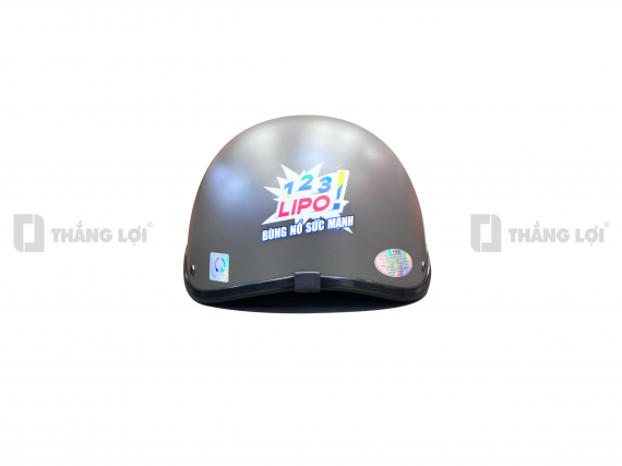 Nón bảo hiểm nửa đầu nhám in logo nước giặt Hygiene