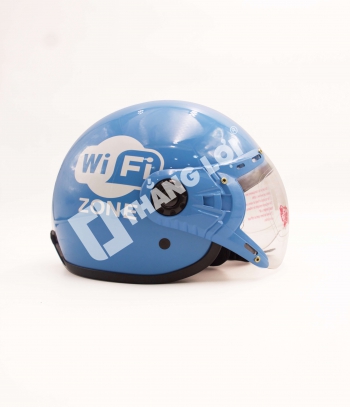 Nón Bảo Hiểm 3/4 Đầu Có Kính WIFI