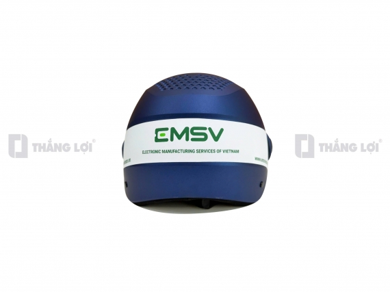 Nón bảo hiểm in logo chuyển phát nhanh bưu điện EMS