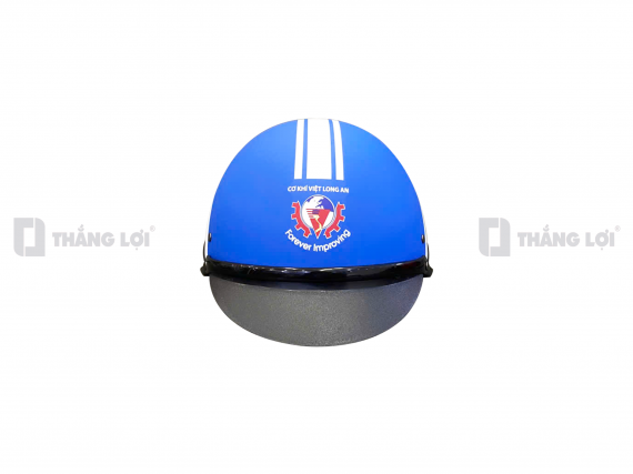 Nón bảo hiểm nửa đầu in logo Cơ khí Việt Long An