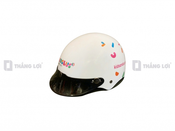 Nón bảo hiểm in logo Kids&Us Việt Nam