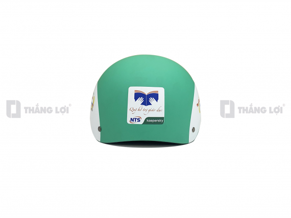 Nón bảo hiểm in logo Quỹ Hỗ trợ Giáo dục NTS Kaspersky