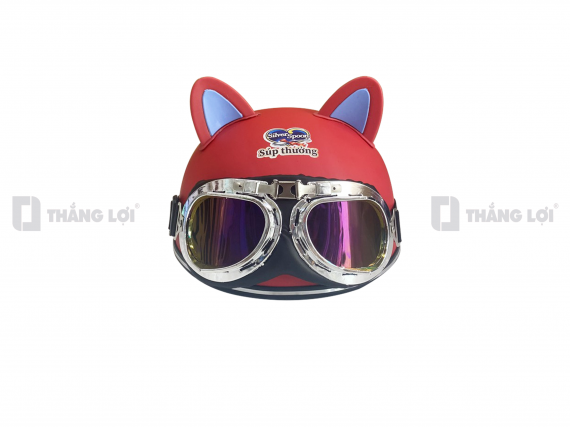 Nón bảo hiểm in logo Súp Thưởng Silver Spoon