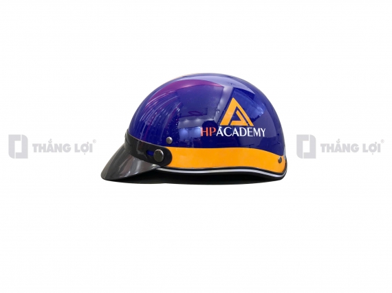 Nón bảo hiểm in logo Trung tâm ngoại ngữ HP Academy