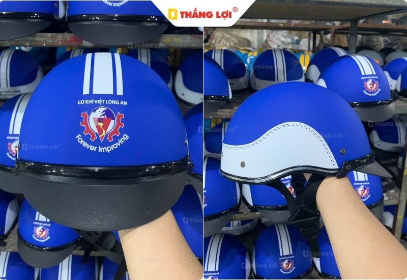 Đặc điểm nổi bật trong thiết kế của nón bảo hiểm Cơ khí Việt Long An