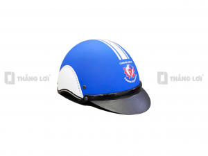 Nón bảo hiểm nửa đầu in logo Cơ khí Việt Long An