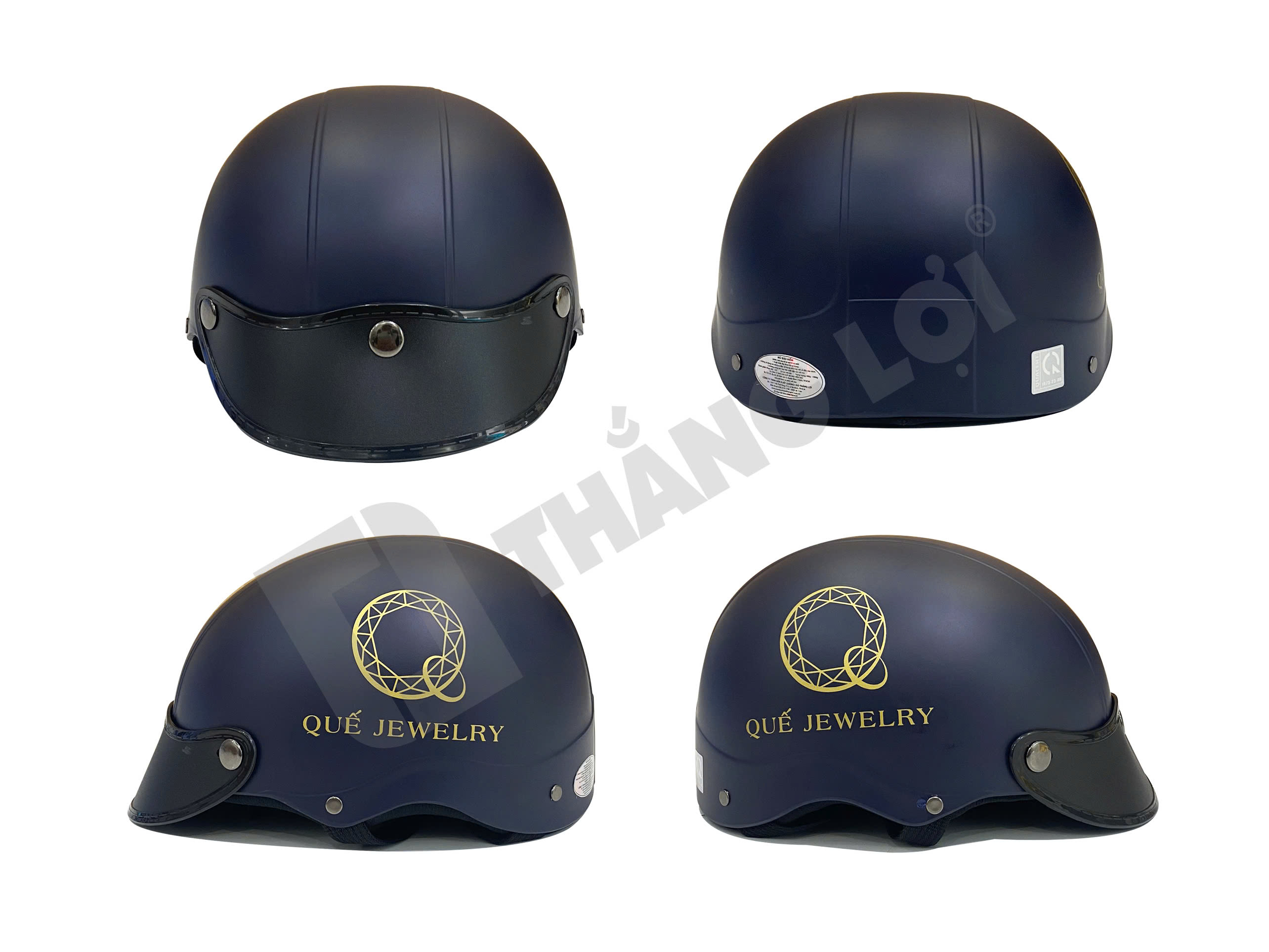 Thông số kỹ thuật của Nón bảo hiểm in logo Cửa hàng trang sức Quế Jewelry