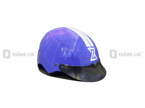 Nón bảo hiểm in logo Giải Pháp Công Nghệ Esol màu xanh