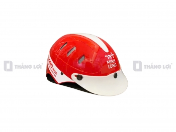 Nón bảo hiểm in logo Minh Long Agro