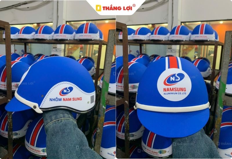 Đặc điểm của nón bảo hiểm in logo Nhôm Nam Sung