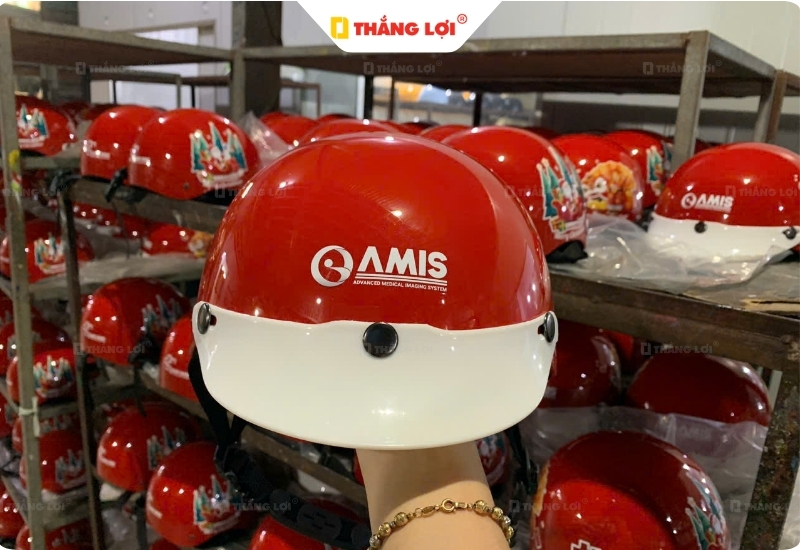 Đặc điểm Nón bảo hiểm in logo Thiết bị y tế Thành Trung