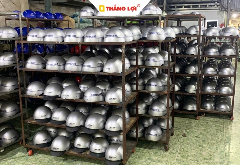 Tính năng nổi bật của nón bảo hiểm nửa đầu in logo thương hiệu Chemilens