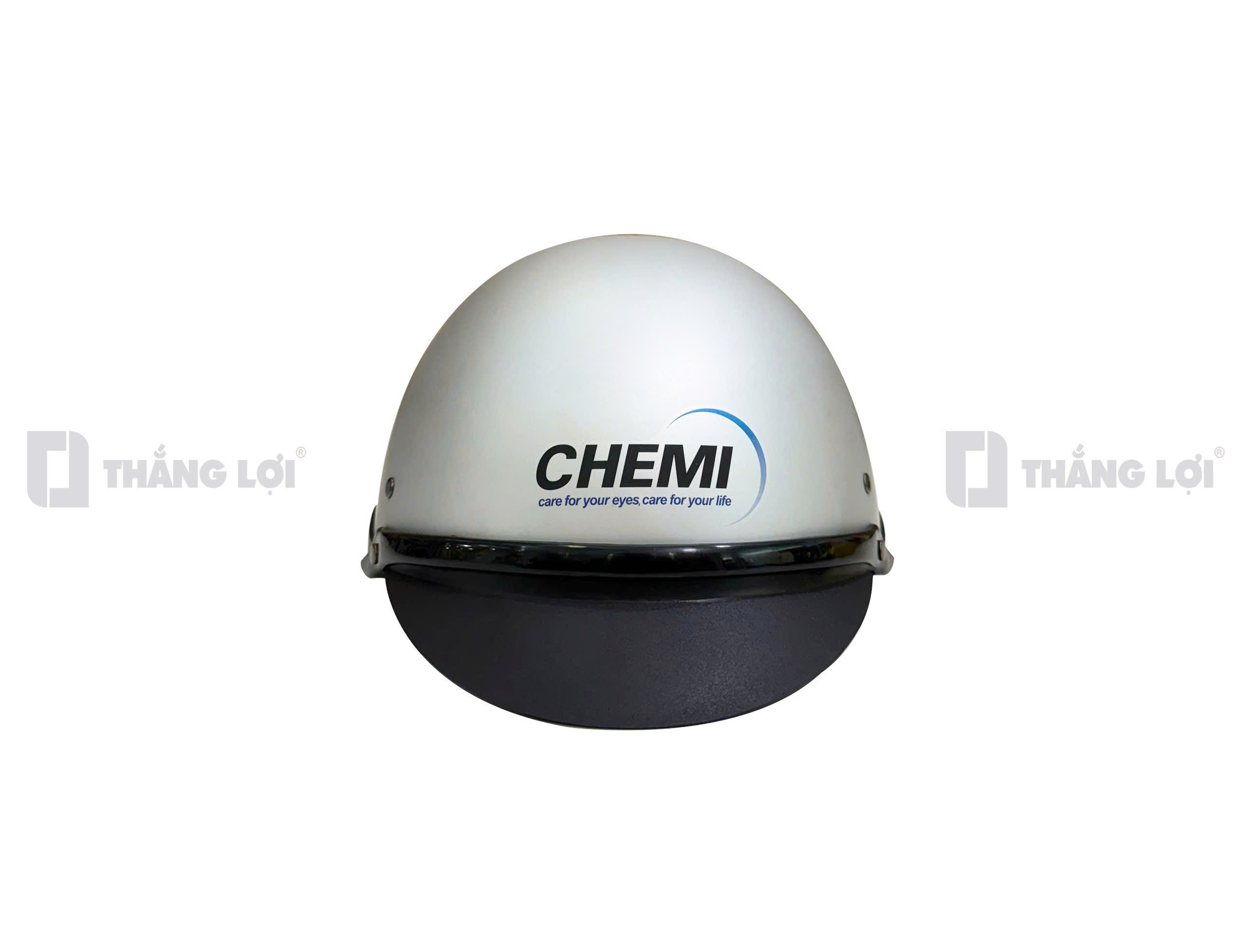 Đặc điểm của nón bảo hiểm nửa đầu in logo thương hiệu Chemilens