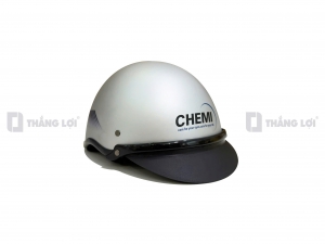 Nón bảo hiểm nửa đầu in logo thương hiệu Chemilens